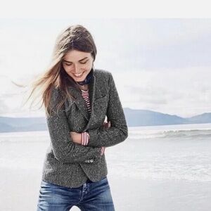 Sequin and Donegal Tweed Campbell J. Crew Blazer